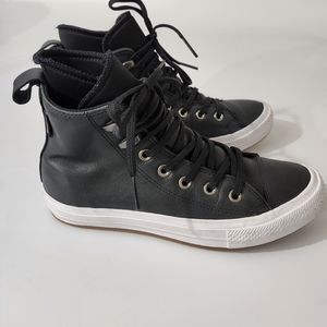 Converse with Lunarlon Black Leather Size 8